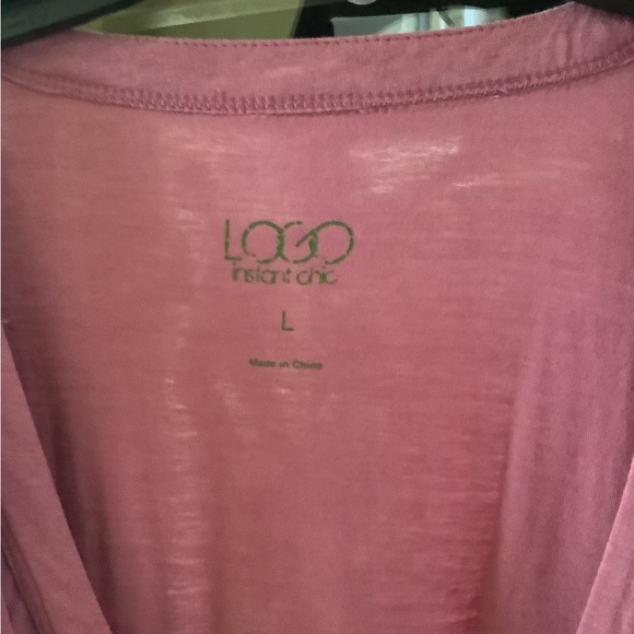 Jacket Mauve Ruffled front size L by LOGO nice for the Fall days ahead. … - Picture 5 of 7